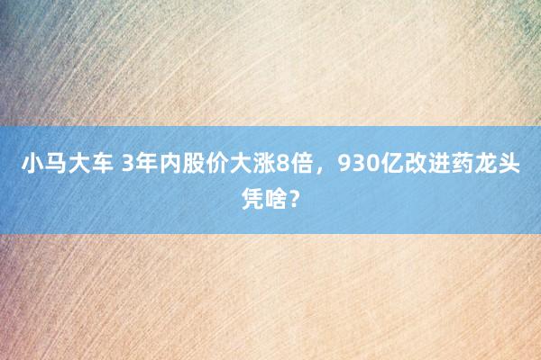 小马大车 3年内股价大涨8倍，930亿改进药龙头凭啥？
